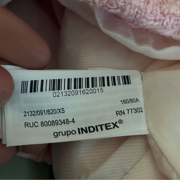 Zara NWT pink tweed belted sleeveless top 2132/091 - Picture 4 of 6